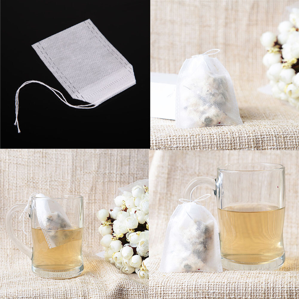 Bag Disposable Drawstring Empty Teabag Loose Tea Filter