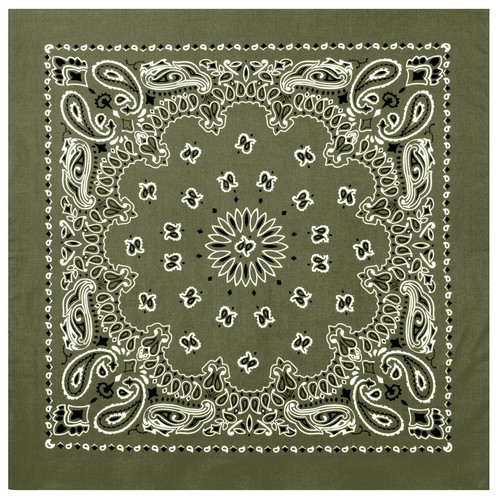 Bandana Face Mask Cover Head Wrap Scarf 100% Cotton Paisley