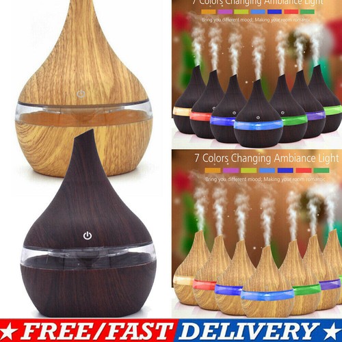 300ml Ultrasonic Humidifier USB Essential oil Diffuser with LED Light Aroma Air