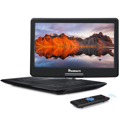 19'' Full HD Portable DVD Player w/16'' 1080P Screen HDMI Rechargeable Battery USB