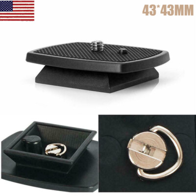 43mm x 43mm Camera Tripod Quick Release Mount Shoe SLR Head Plate Adapter