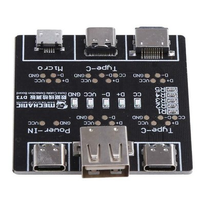 DT3 USB Data Cable Tester Fast Detecter Tool PCB Board For iPhone Micro Type C b