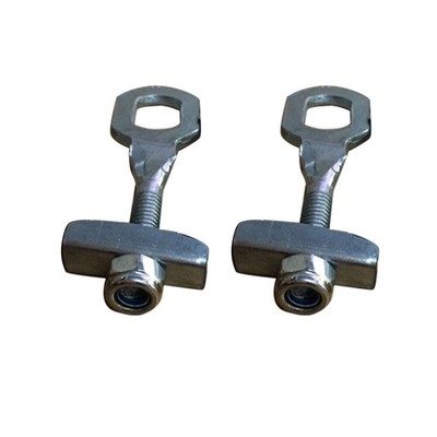 Bike Chain Tensioners Chain Adjuster Pull Tight Screw W/inner Gasket Nut
