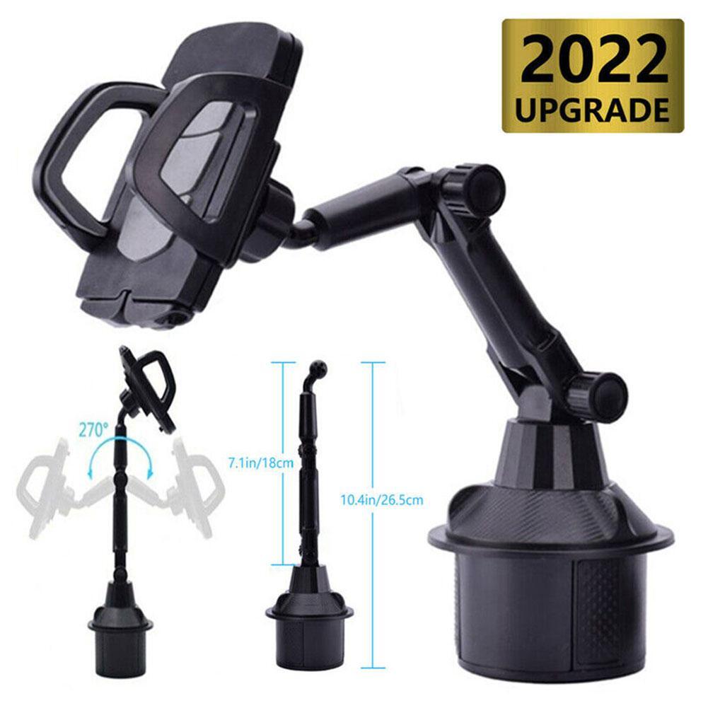 Cup Holder Mount Mobile Phone Stand Cradle Universal Adjustable Usa