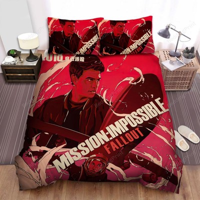 Mission Impossible Fallout 2018 Movie Poster Ver 10 Quilt Duvet Cover Set