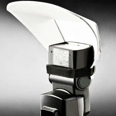 Flash Soft Diffuser Universal Bounce Reflector Diffuser for Nikon Canon Pentax