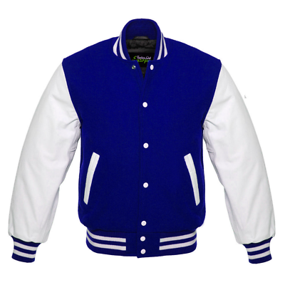 Blue varsity cheap jacket