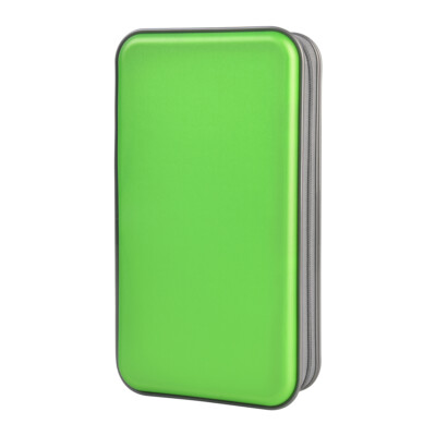 96 Disc CD Case Holder DVD Storage Wallet Bag Portable VCD Organizer Bag Green