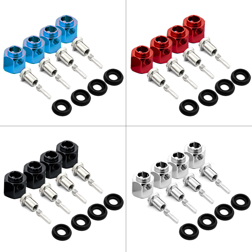 4Pcs Wheel Hex Hub Adapter 6mm-11mm Extension For 1/10 TRAXXAS TRX4 TRX6  RC Car