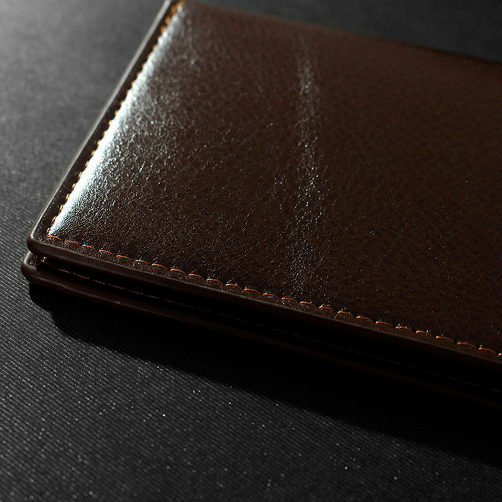 Fashion Men's Leather Bifold Wallet Credit Card Holder Clutch Purse Long Handbag