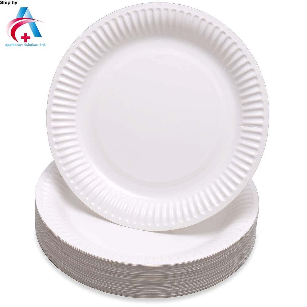 large plastic party plates