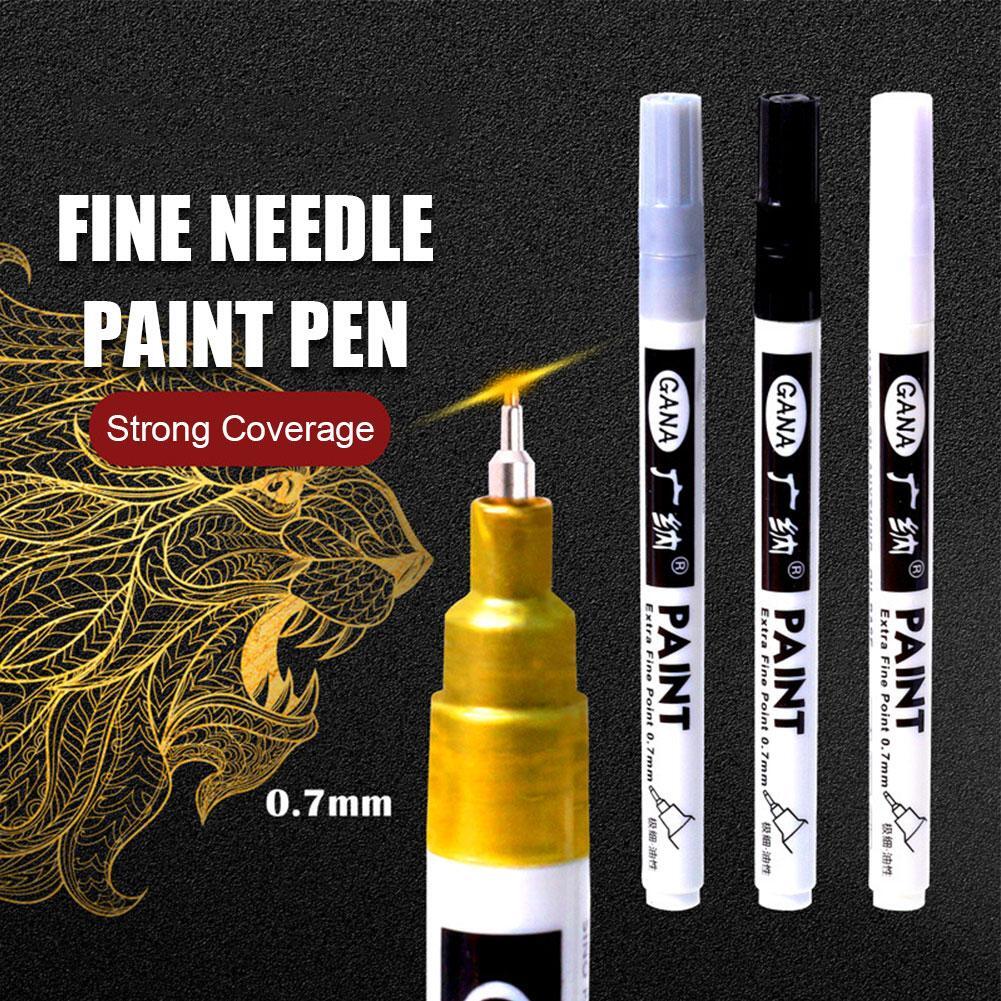 1X Waterproof Paint Pen 0.7mm Extra Fine Point Paint Marker Hot Non-toxic  Hot