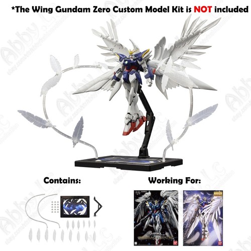 Seraphim Feather Effect Unit + Stand Base for MG 1/100 Wing