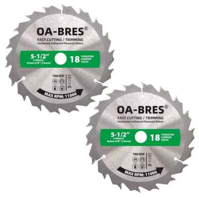 5-1/2 Inch 18 Tooth ATB Fast Cutting and Trimming Saw Blade Cordless Trim Saw...
