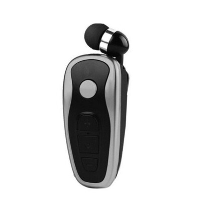 Bluetooth Stereo Headset with Collar Clip Hand free Phone Call Business Earpiece