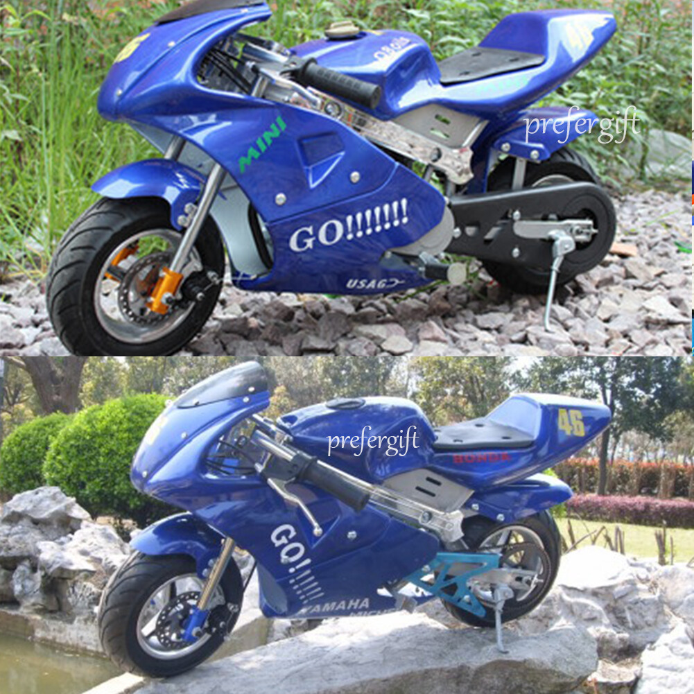 49cc Mini Motorbike Kids Teen Pocket Bikes Rocket Pee Wee Motorcycle