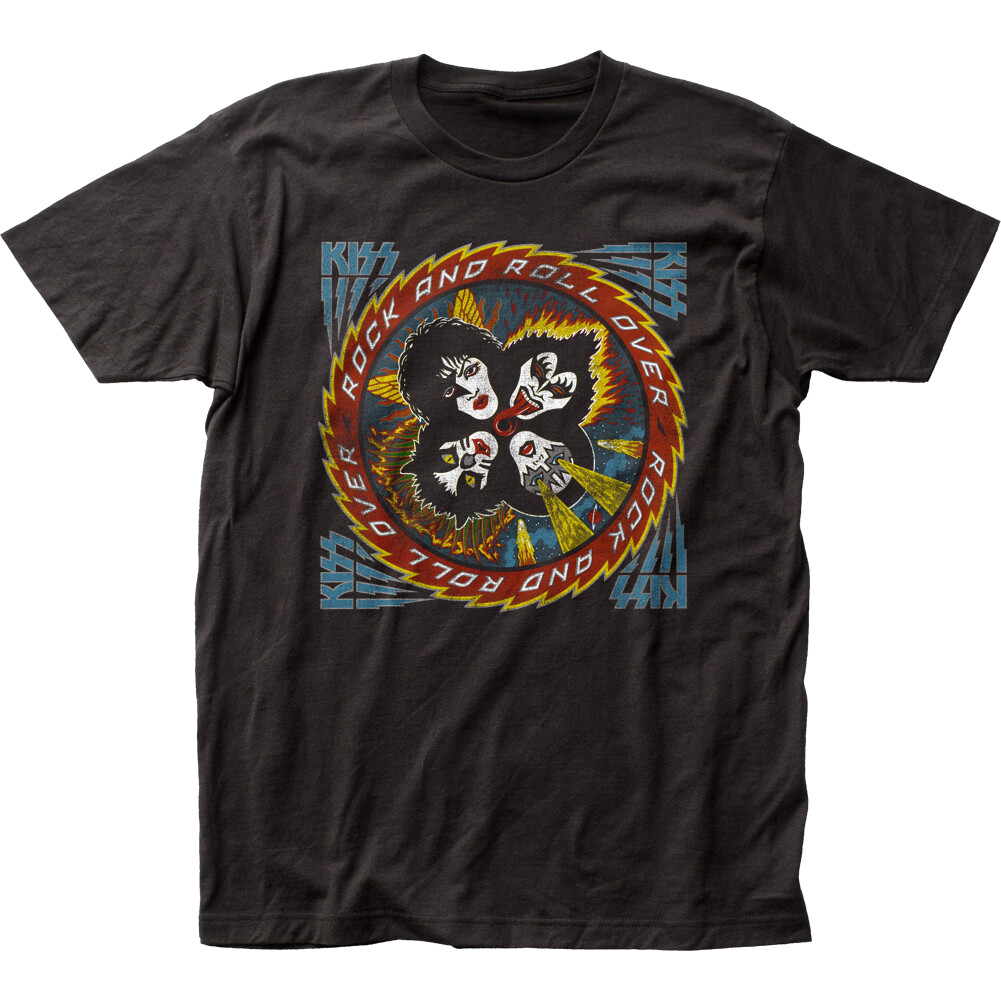 KISS Rock and Roll Over T Shirt Mens 