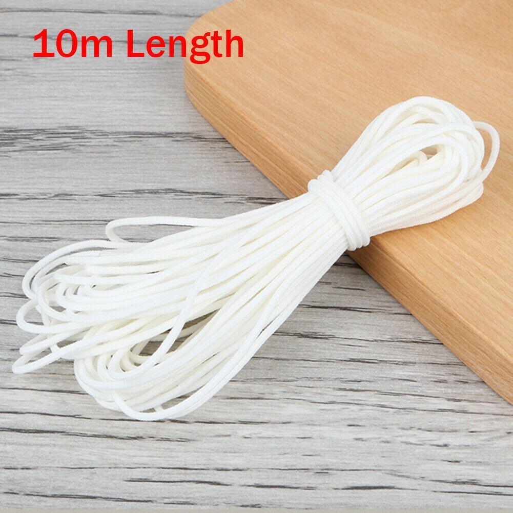 5mm Round Stretch Band Elastic Cord Rope DIY Material Costume Clothing Craft