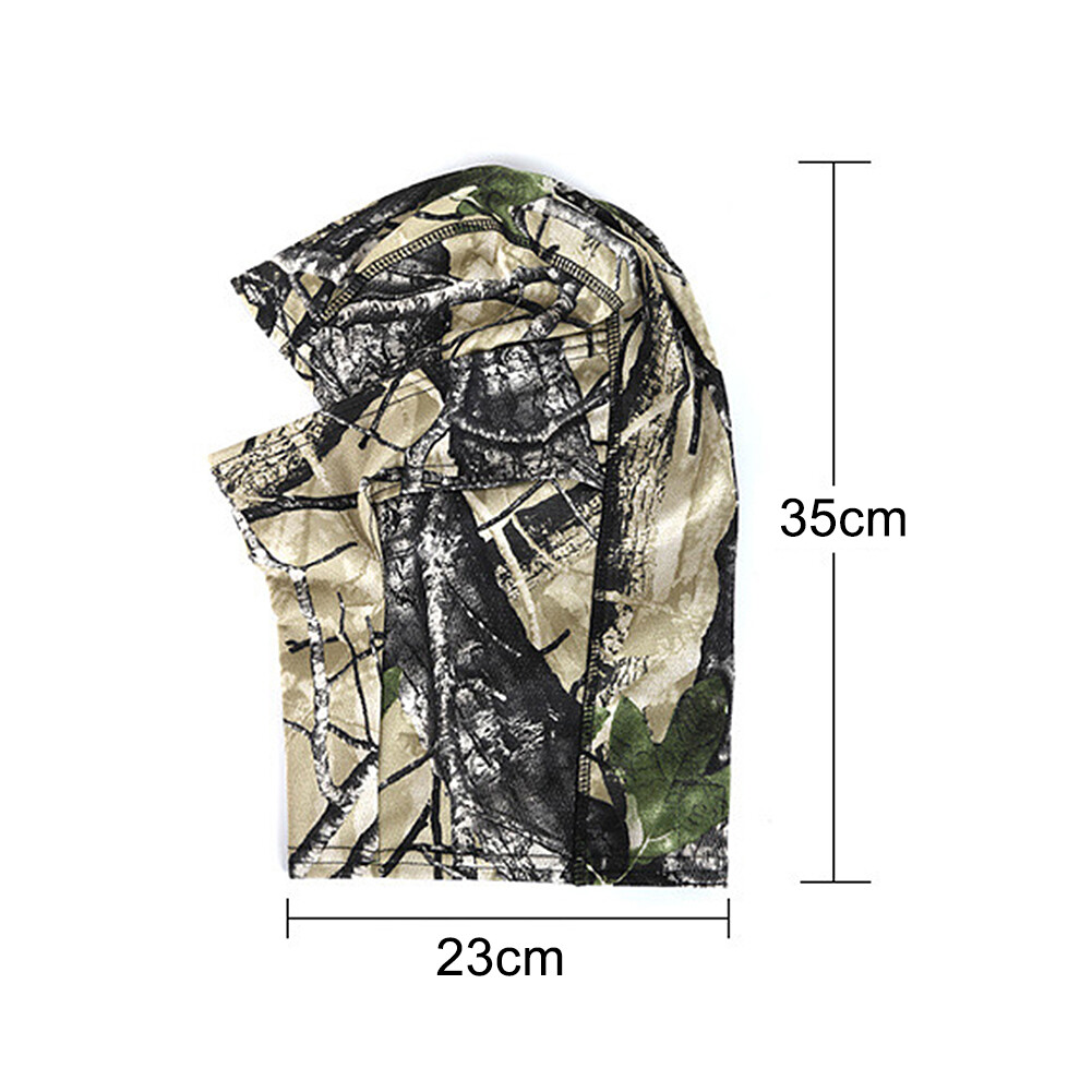 Tactical Balaclava Camo Face Mask UV Protection Ski Sun Hood Cover for Men Women