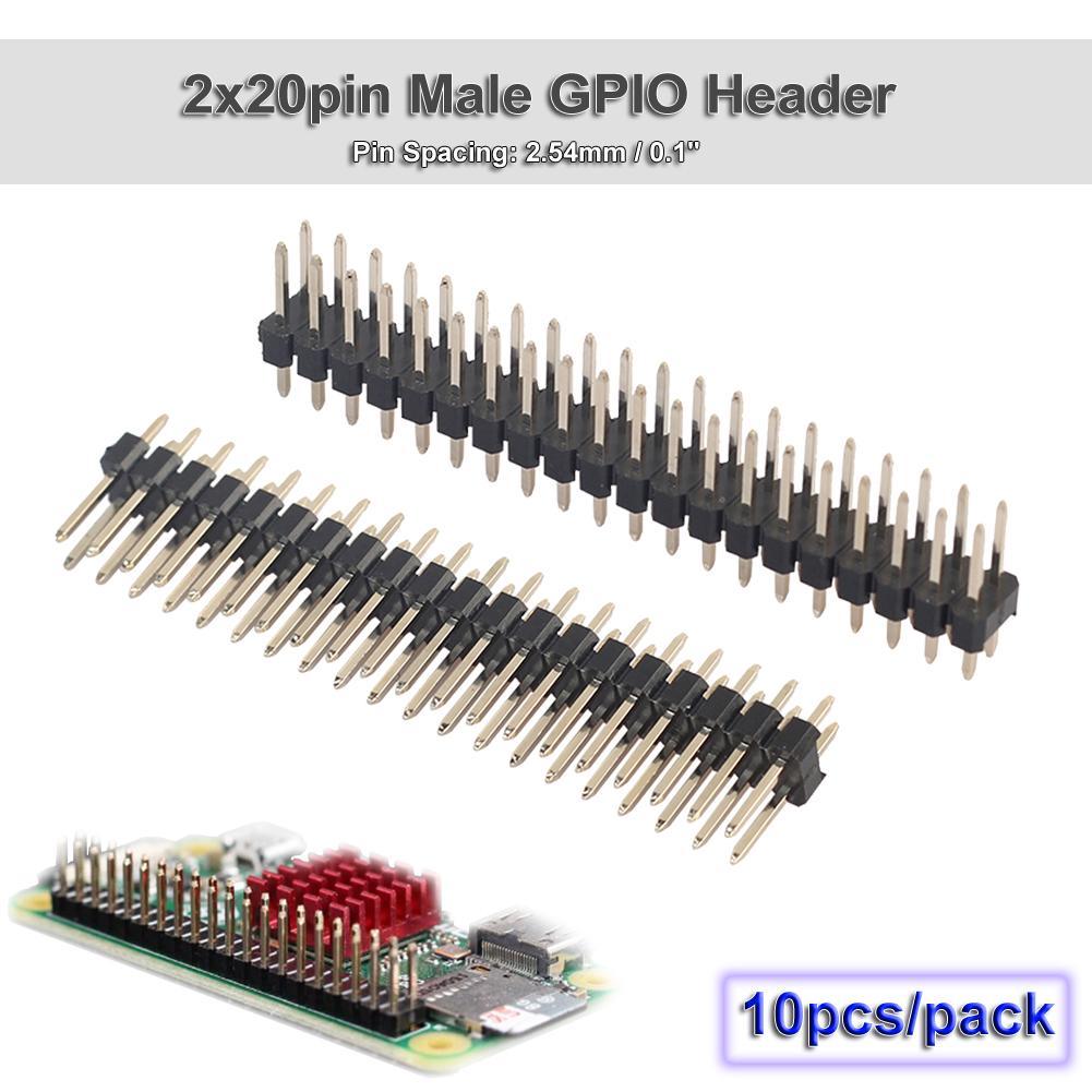 N Strips Dual Male Header For Raspberry Pi Zero Gpio