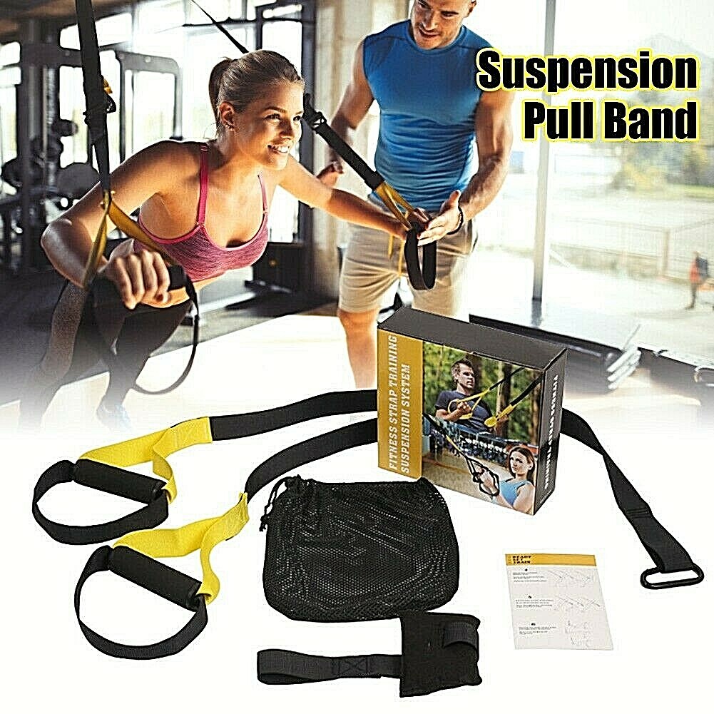 Cinghie Bande Allenamento In Sospensione Resistenza Muscoli Fitness cir