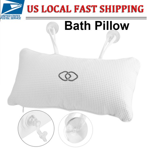 Bath Tub Spa Pillow Cushion Neck Back Support Massage Bathtub