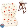 Twoworld Baby High Chair Seat Cushion Liner Mat Pad Cover Breathable（Star）