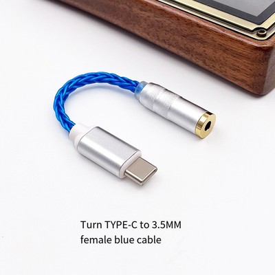 Premium DAC Audio Earphone Adapter USB TypeC to 2 5/3 5/4 4mm Converter