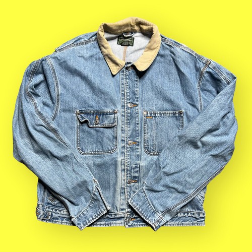 Vintage Ralph Lauren Polo Country Denim Jacket 1990s Men's Vintage Ralph Lauren Polo Country Denim Jacket 1990s Men's
