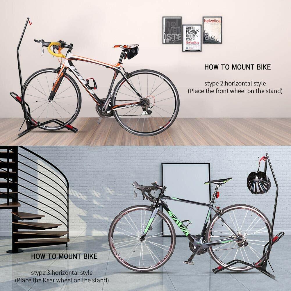 upright bike rack