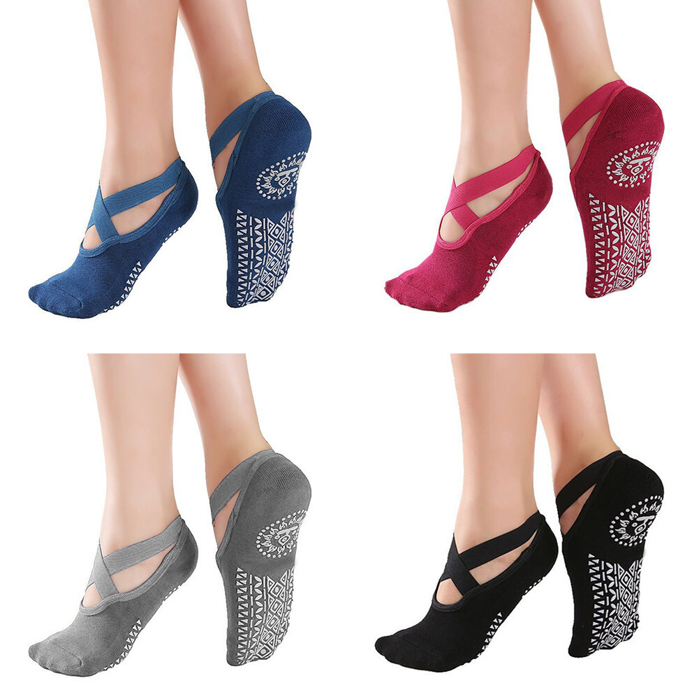 S Non Slip Grip Pure Cotton Free Size Pilates Dance