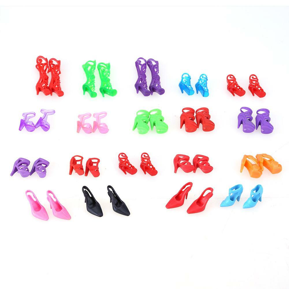 80pcs mischte verschiedene hohe Absatzschuhe Stiefel für doll-Puppe kleidet uu