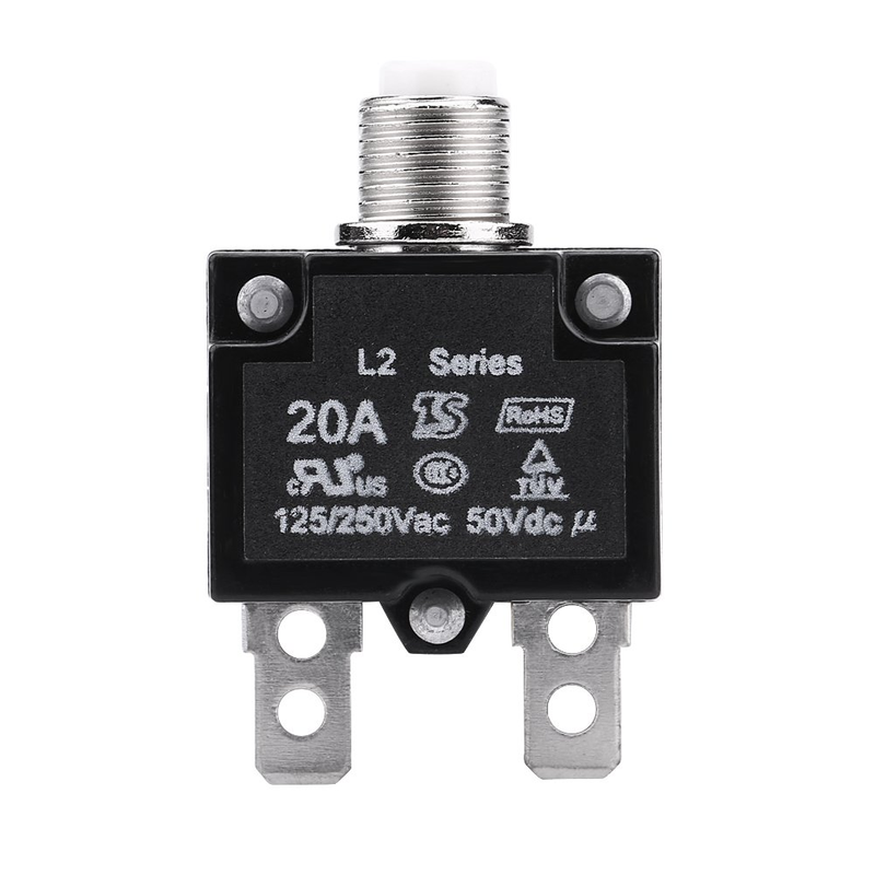 Circuit Thermal Breaker, AC 125/250V Reset Thermal Switch Circuit Breaker over C
