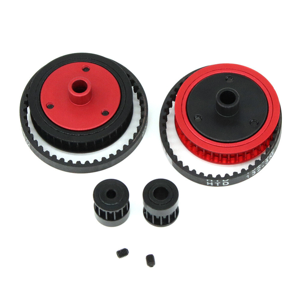 1/10 RC Car Belt Drive Transmission Gear For Axial SCX10& SCX10 II 90046 Gearbox