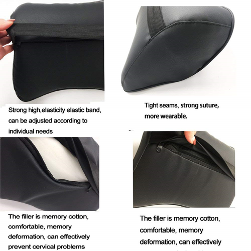 ZATOOTO Car Headrest Pillow Memory Foam - Neck Pillow Support for Driving Adjust