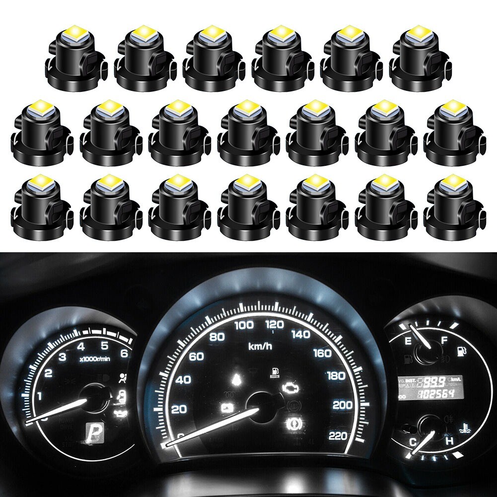20X T3 Neo Wedge LED Dash Switch Lamp A/C Climate Control HVAC Light Bulbs ++++