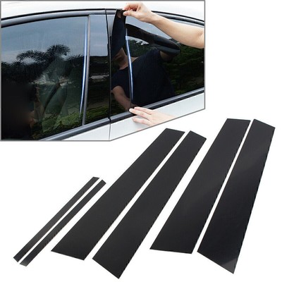 Türverkleidungs Kit Schwarz Säulenpfosten für Honda Civic 2006 2007-2011 4dr