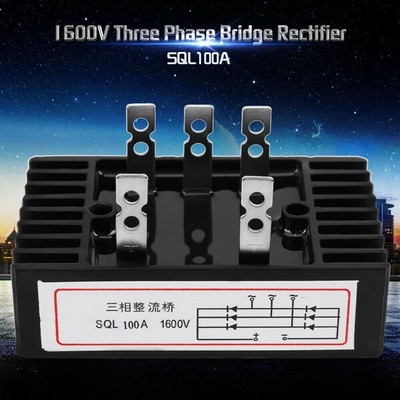 Full Wave Silicon High Power 3 Phase Bridge Rectifier 100A 1600V Conversion