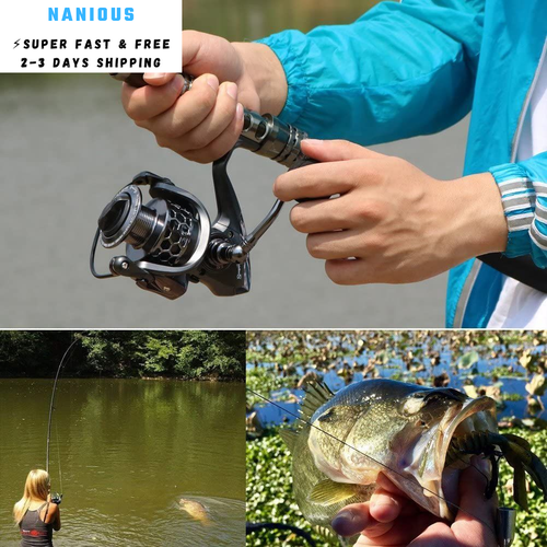 Sougayilang Spinning 1.8M/5.91Ft Rod+XY 2000 Reel, Only Fishing Rod and Reel