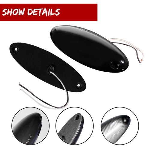 OE-Spec White LED Raised Roof Clearance Marker Lights For Freightliner Cascadia