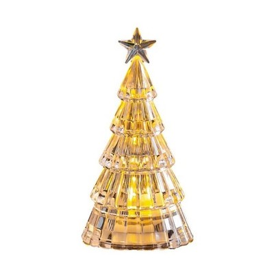 Lumière LED Sapin de Noël avec Alimentation à Piles pour Cheminée et Décora