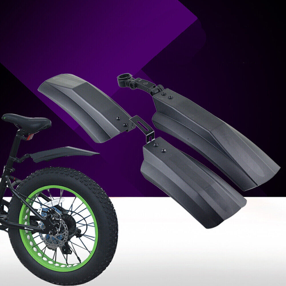 2PCS 20inch/26inch Snow Bike Bicycle Front&Rear Mud Guard Fenders for Fat Tire.