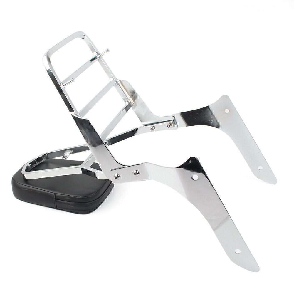 Backrest Sissy Luggage Rack Passenger For Yamaha Stryker 1300 XVS1300 2011-17