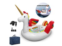 giant unicorn lake float