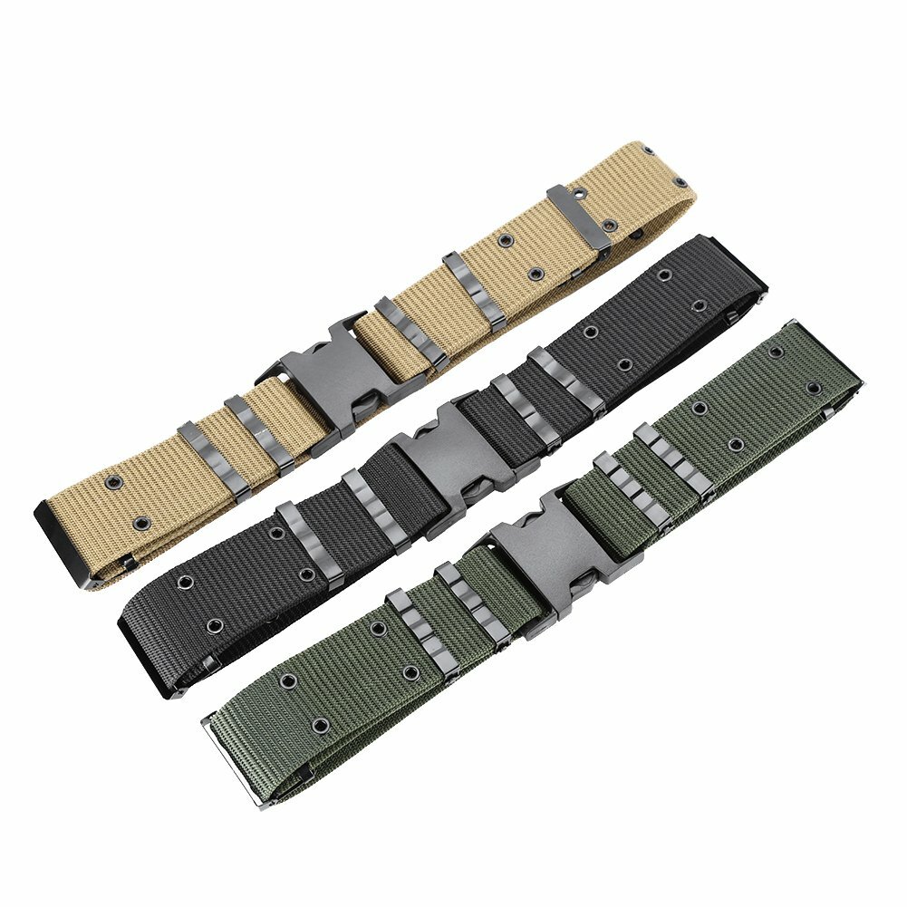 Tactical Combat Men Heavy Duty Belt Police Utility Belt Load Bearing with Buckle