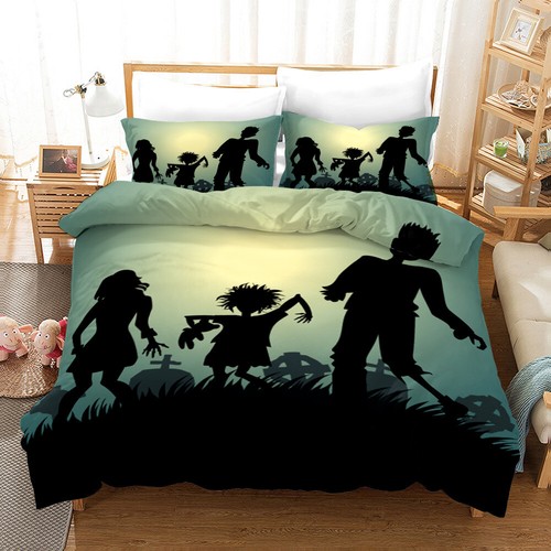 Plants vs Zombies Bedding Set 2/3PCS Quilt Cover Duvet ...