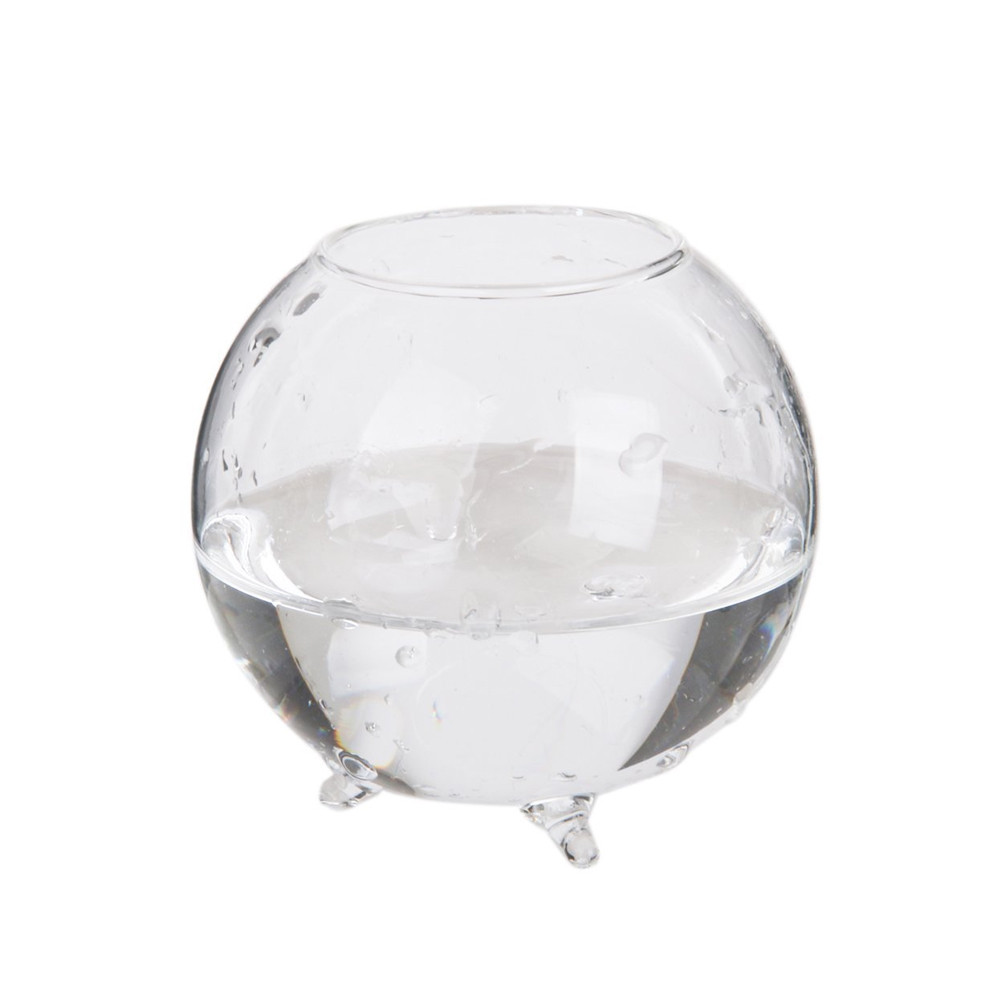 Glass Vase Clear Glass Plant Flower Vase Decoration 4 4cm Mouth
