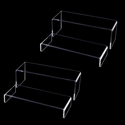 4Pcs Clear Acrylic Display Risers Clear Acrylic Display Stand for Cupcakes, C...