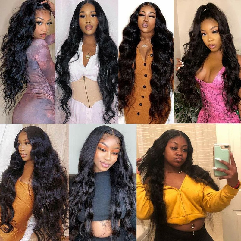 Sew In Virgin Human Hair Extensions Bundles Weft Real Remy Weaves Double Weft