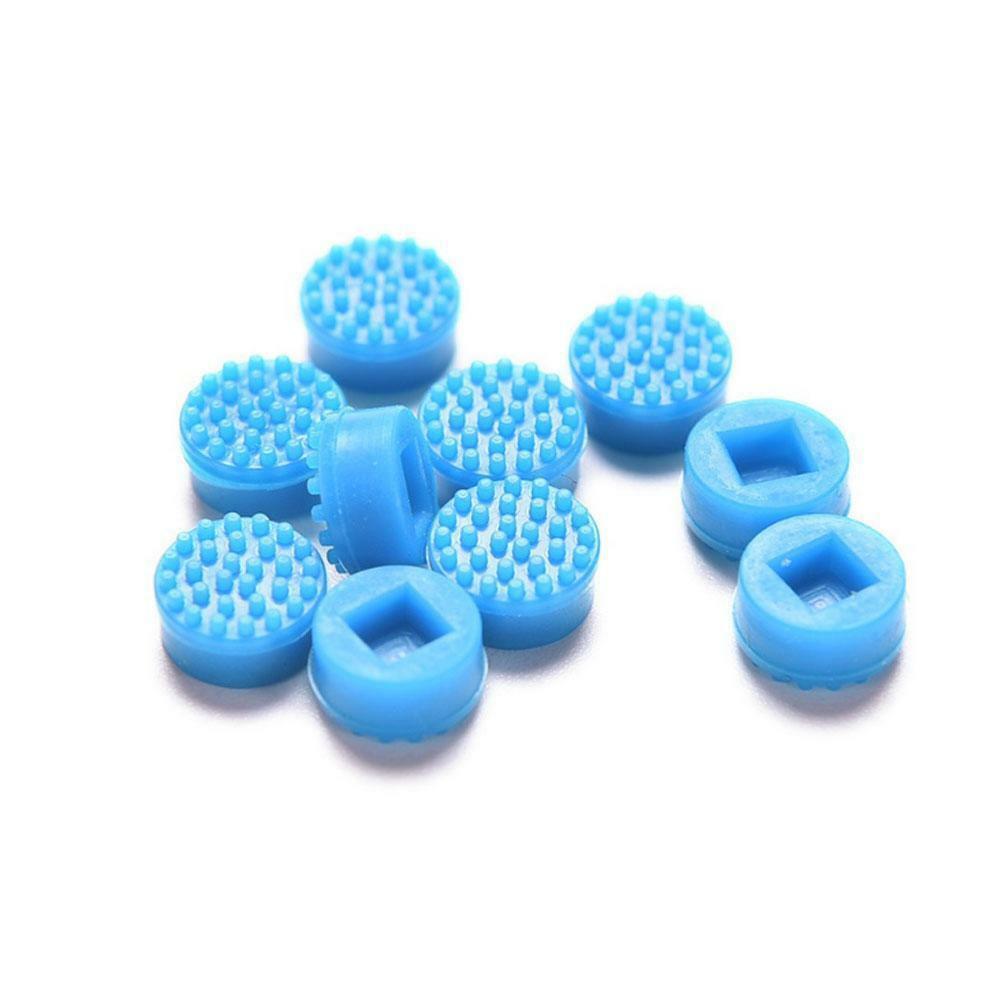 10pcs Rubber Mouse Pointer TrackPoint Blue Cap For DELL Laptop Keyboard W7X7